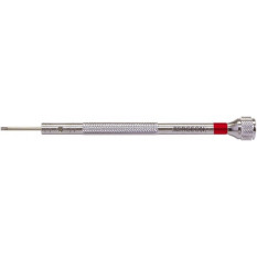 Tournevis d'horloger en laiton chromé, Ø 1.20 mm