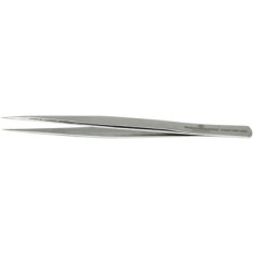 Brucelles en acier carbone nickelé, pointes HH, longueur 115 mm