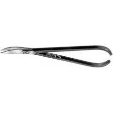 Cisailles courbes, branches vernies, coupe à gauche, longueur 175 mm