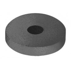 Meule en caoutchouc aggloméré avec poudre de carbure de silicium,grise dure Ø 22 mm, épaisseur 3.5 mm sans tige