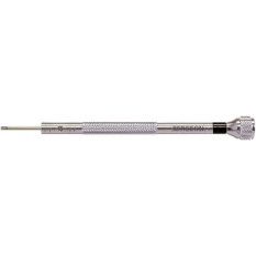 Tournevis d'horloger en laiton chromé, Ø 1.00 mm