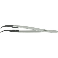 Brucelles avec embouts remplaçables en fibre de carbone, pointes 7, longueur 130 mm