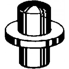 Tasseau bombé, non percé, Ø 5.00 mm