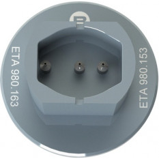 Porte-mouvement spécifique ETA 901-980.153/163, calibre 5 1/2’’’ x 6 3/4’’’, en aluminium anodisé