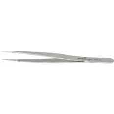Brucelles B-ANTIMAG en acier antimagnétique, finition soignée, pointes 0A, bonne résistance aux acides et à la corrosion, longueur 120 mm