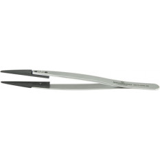 Brucelles avec embouts remplaçables en fibre de carbone, pointes 00, longueur 130 mm