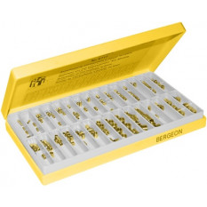 Assortiment de 210 bouchons en laiton, hauteur 5 mm