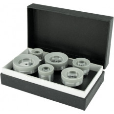 Assortiment de 6 tasseaux ventouses dessus en adiprène tendre