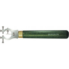 Huit-chiffre "Lyre" en laiton avec conserve-pivots empierré, ouverture parrallèle, Ø trou 0.15 mm