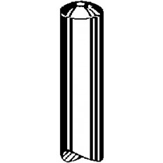 Rivoir bombé, percé, Ø trou 0.80, Ø ext. 2.80 mm