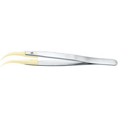 Brucelles avec embouts remplaçables en Delrin, pointes 7, longueur 130 mm