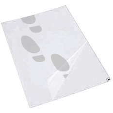 Tapis antidérapant effeuillable, blanc, 30 couches, en paquet de 10 pièces