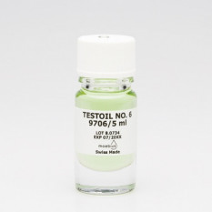 Huile MOEBIUS de test N° 6, pour vérifier l'efficacité de l'épilame sur une surface, 5 ml