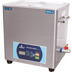 Appareil Ultrason GL 200-2 avec affichagenumérique, minuteur, chauffage, indicateur detempérature avec réglage, vidange et couvercle