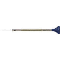 Tournevis d'horloger en acier inox, Ø 2.50 mm, tête ergonomique en matière synthétique POM autolubrifiant