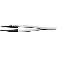 Brucelles avec embouts remplaçables en teflon, pointes 00, longueur 130 mm