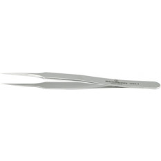 Brucelles B-ANTIMAG en acier antimagnétique, finition soignée, pointes 4, bonne résistance aux acides et à la corrosion, longueur 110 mm